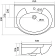 Мебель для ванной Opadiris Тибет 70 с решёткой, орех антикварный - превью 2
