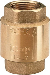 Обратный клапан Itap 103 York 1 1/4&quot; пружинный муфтовый, пластиковое седло