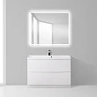 Тумба с раковиной BelBagno Marino 90 bianco lucido, напольная - превью 2