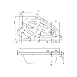 Акриловая ванна Santek Эдера 170х100 см R 1WH501663 - превью 1