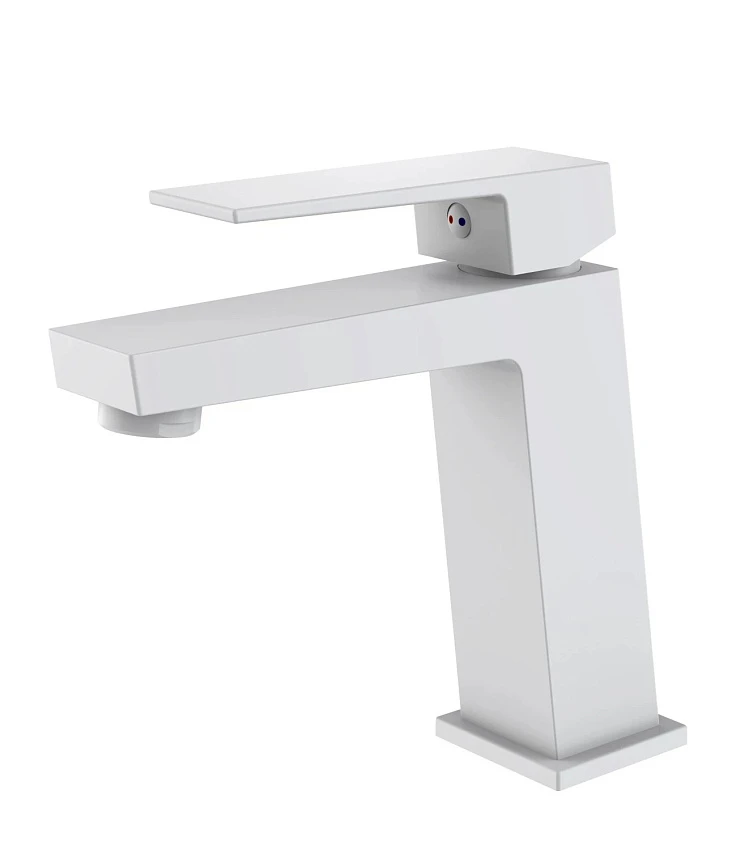 Смеситель для раковины Rush Thira TR3635-12White белый матовый