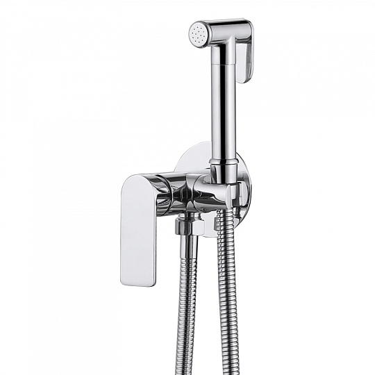 Смеситель Abber Weiss Insel AF8025 с гигиеническим душем, хром