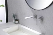 Смеситель для раковины Abber Weiss Insel AF8082W белый-хром - превью 1