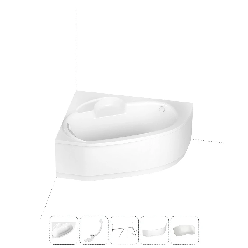 Комплект с ванной Lavinia Boho Bell Pro 202011679
