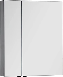 Зеркало-шкаф Aquanet Эвора 70 серый антрацит