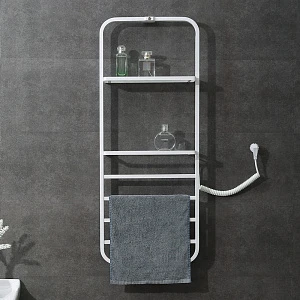 Электрический полотенцесушитель Black&White Universe N-337W с полками белый