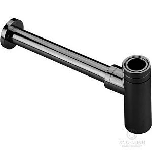 Сифон для раковины Cisal ZA00404240 1''1/4 черный матовый