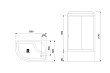 Душевая кабина Royal Bath RB 8120BK4-MМ R 120x80 - превью 2