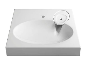 Раковина Belux IDEA-SET IDS-600 над стиральной машиной, белый
