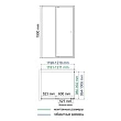 Душевой уголок WasserKRAFT Aula 11P10 120х190 стекло прозрачное, профиль хром - превью 2