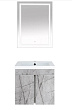 Мебель для ванной Misty Торос 60 подвесная серый мрамор