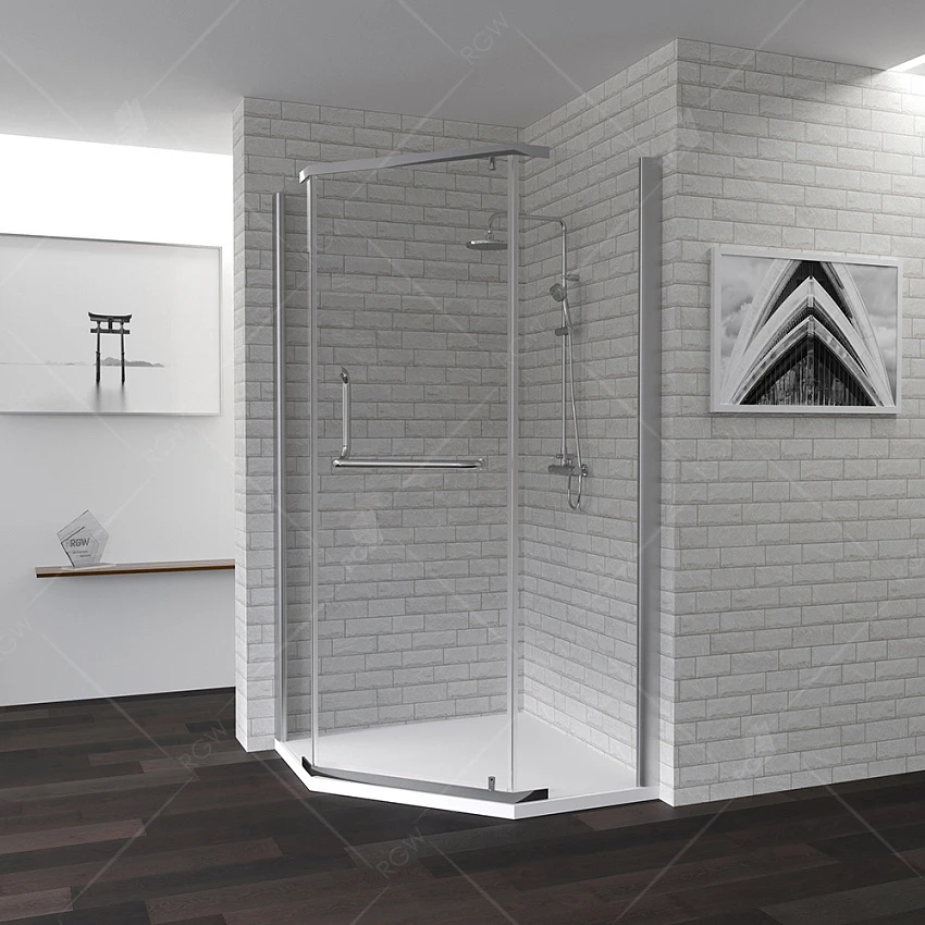 Душевой уголок RGW Passage PA-81 90x90x195 профиль хром, стекло чистое