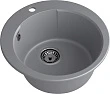 Мойка кухонная GranFest URBAN 649 49х49 см, темно-серая - превью 2