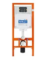 Комплект 4 в 1 BelBagno Унитаз ARDENTE-C BB3202CHR-MB+Инсталляция BB002-80+Кнопка BB007-PR-NERO.M - превью 2
