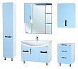 Зеркало-шкаф Bellezza Лагуна 85 L голубой - превью 2