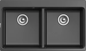Мойка кухонная Rivelato Axel X-90-2D antracite