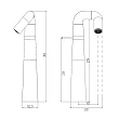 Смеситель для раковины Haiba HB11813 хром - превью 1