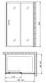 Душевой уголок Gemy Victoria S30191AM-A90M 120х90 - превью 1