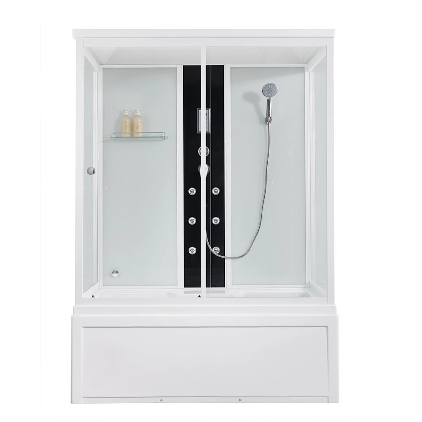 Душевая кабина Orans SR-86202W 150х90 профиль белый, стекло прозрачное