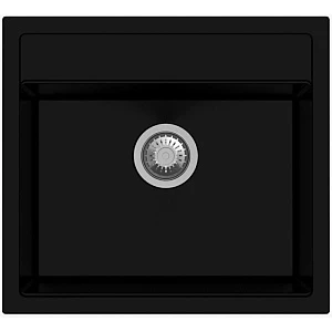 Мойка кухонная TopZeroGeorgia 560.510-77 Deep black 77, 51х56 см