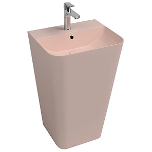 Раковина Isvea Sott'Aqua 10SQ37001SV-2S 50x42 см, лососевая матовая