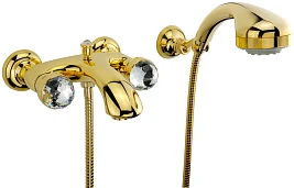 Смеситель Migliore Axo Swarovski 18505 для ванны с душем, золото