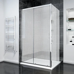 Душевой уголок Veconi Rovigo RV-055 100x80x195 см, профиль xром, стекло pear