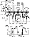 Смеситель Grohe Atrio New 19922AL3 на борт ванны - превью 1