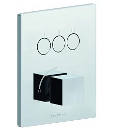Смеситель Paffoni Compact Box CPM519BO для душа, белый матовый