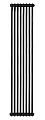 Радиатор стальной Arbonia 2180/08 N12 3/4  SF-3 Anthrazit metallic 2-х трубчатый - превью 1