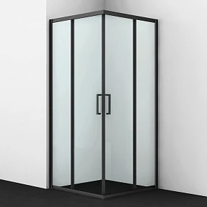 Душевой уголок WasserKRAFT Dill 61S03 90x90x200 профиль черный, стекло прозрачное