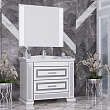 Мебель для ванной Opadiris Оникс 100 серебряная патина