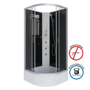 Душевая кабина Niagara Classic NG-3501-14BKG 90x90x200 с гидромассажем