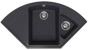 Мойка кухонная Ulgran Quartz Marta 1000-08 100х55 см, космос