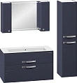 Зеркало-шкаф Edelform Nota 105 серое - превью 1