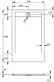 Поддон для душа Radaway Teos F 100x90 см, white - превью 1