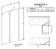 Шторка на ванну Radaway Torrenta PND 120 прозрачное стекло R - превью 2