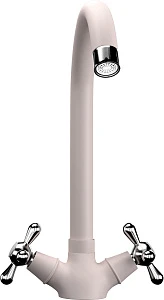 Смеситель для кухонной мойки Ulgran U-012-311 светло-розовый