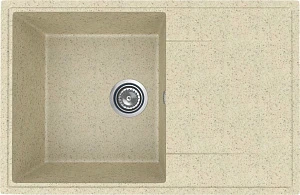 Мойка кухонная Practik PR-M 735-002 73,5 см, слоновая кость