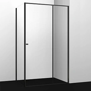 Душевой уголок WasserKRAFT Dill 61S36 140х90х200 профиль черный, стекло прозрачное