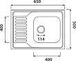Мойка кухонная Kaiser KSS-6550 R - превью 1