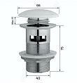 Донный клапан для раковины Gid Bl100-1 керамический с переливом - превью 1