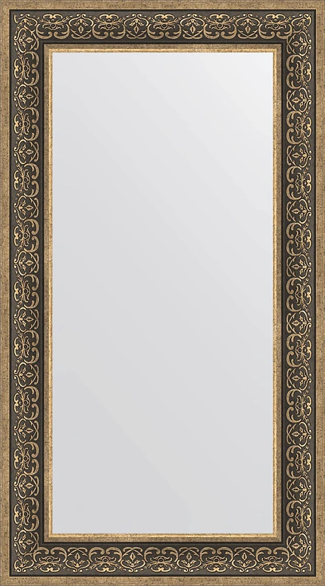 Зеркало Evoform Definite BY 3096 63x113 см вензель серебряный