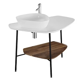 Мебель для ванной VitrA Plural 100 правая, белый матовый