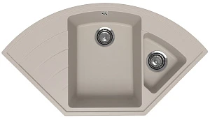 Мойка кухонная Ulgran Quartz Marta 1000-02 100х55 см, лен