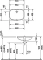 Раковина Duravit D-Code 0338560000 - превью 2