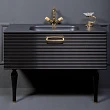 Мебель для ванной Armadi Art Vallessi Avangarde Linea 80 черная - превью 1