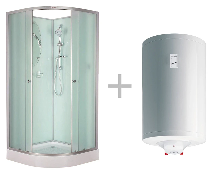 Комплект  Душевая кабина Esbano ES-80C + Водонагреватель Gorenje TGR80NGB6