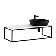 Столешница BelBagno EK-120-AS-BL-R 120 R Bianco Lucido белая глянцевая - превью 2