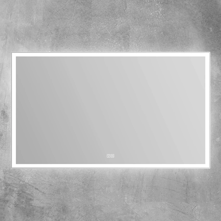 Зеркало BelBagno SPC-GRT-1400-800-LED-TCH-WARM с подсветкой, сенсорным выключателем и подогревом
